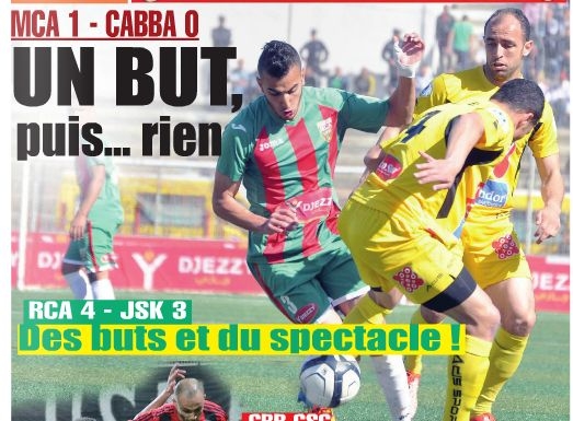 Vendredi 25.04.2014 à Bologhine (match avancé) MCA-CA Bordj Bou Arrèridj 1-0