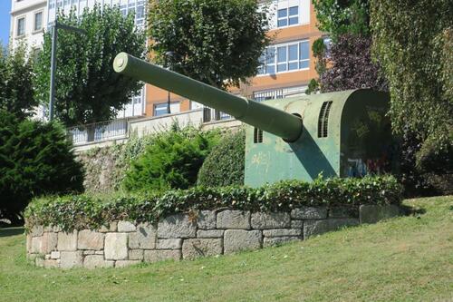 Un canon qui défendait la ville à La Corogne