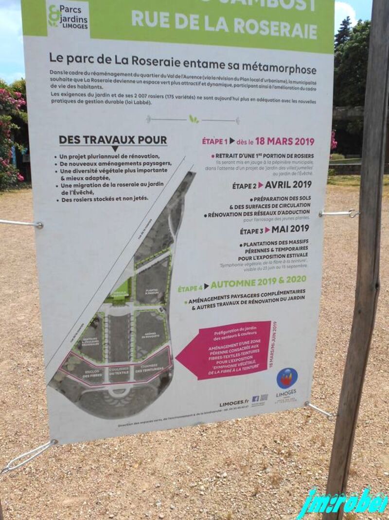 Un déconfinement total , le parc de la roseraie de Limoges " 2 "