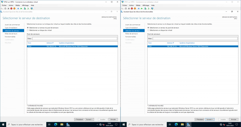 Configurer un VPN L2TP/IPsec de site à site sur Windows Serveur 2022