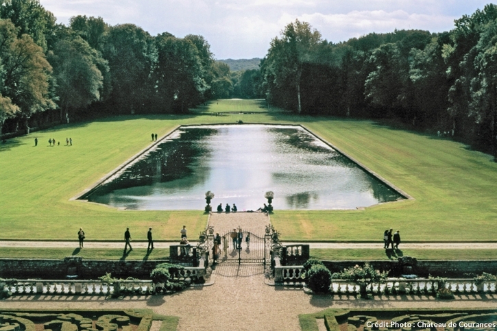 Le Miroir, bassin des jardins de Courances