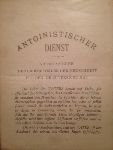 Antoinistischer Dienst