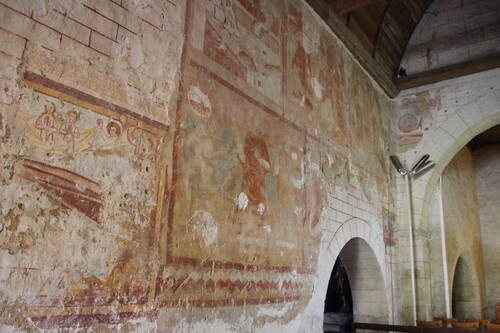 La Celle-Condé (Cher), fresques de deux églises