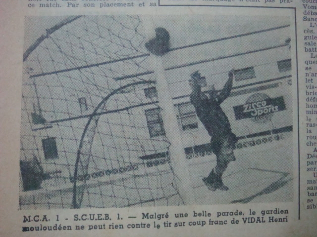 28.9.1952 MCA-SCU El Biar 1-1