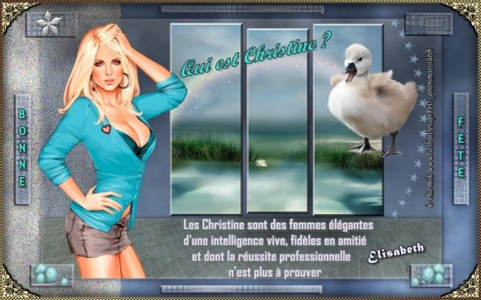 Vos cadeaux de souhaits pour ma fête le 24/07; St Christine*