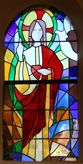 Vitrail signé Maria RICHARD - 1988