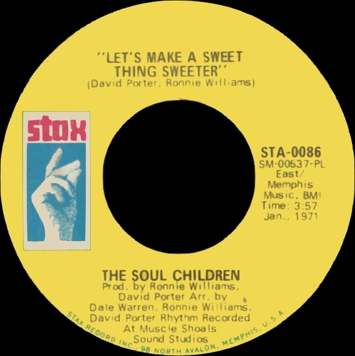 The Soul Children : Album " Best Of Two Worlds " Stax ‎Records STS-2043 [ US ]