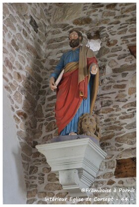 Corsept, Eglise Saint Martin  - intérieur -