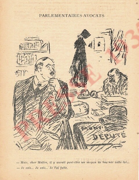 Nos députés en dessins humoristiques de presse (1920 à 1940)