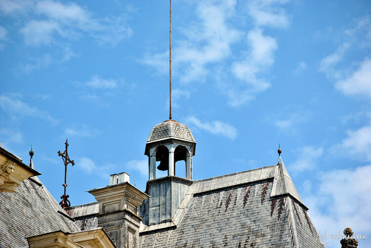 Photos des toits et sculptures du château de Cheverny