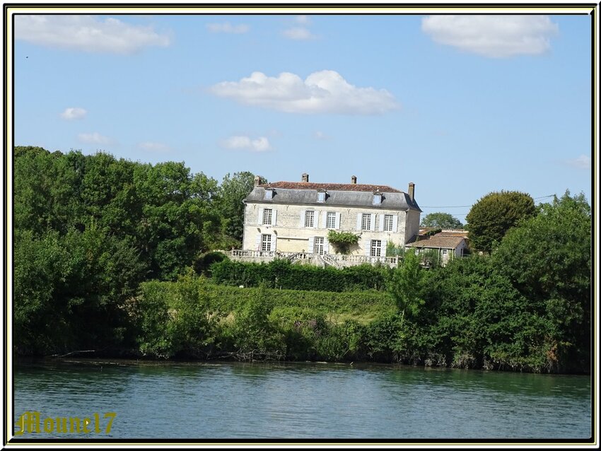 Suite de la balade en bateau sur la Charente De pot d'Envaux à Saintes