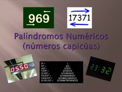 palíndromos numéricos