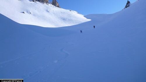 Mercredi 2 janvier 2019, collet de la Fourche 2678 m