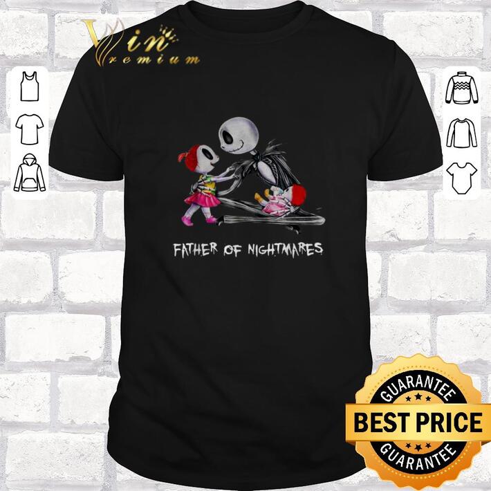 Pretty Jack Skellington two girl father of nightmares shirt