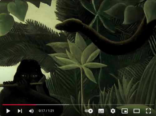 La jungle à la manière du douanier Rousseau lien chapitre 2 tome 1 Harry Potter