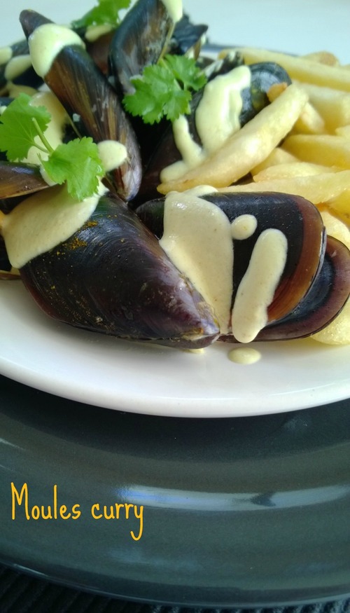 Moules curry
