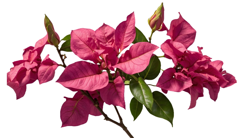 Fleurs De Bougainvilliers Isolées Sur Fond Transparent | PNG Éléments  graphiques Téléchargement Gratuit - Pikbest