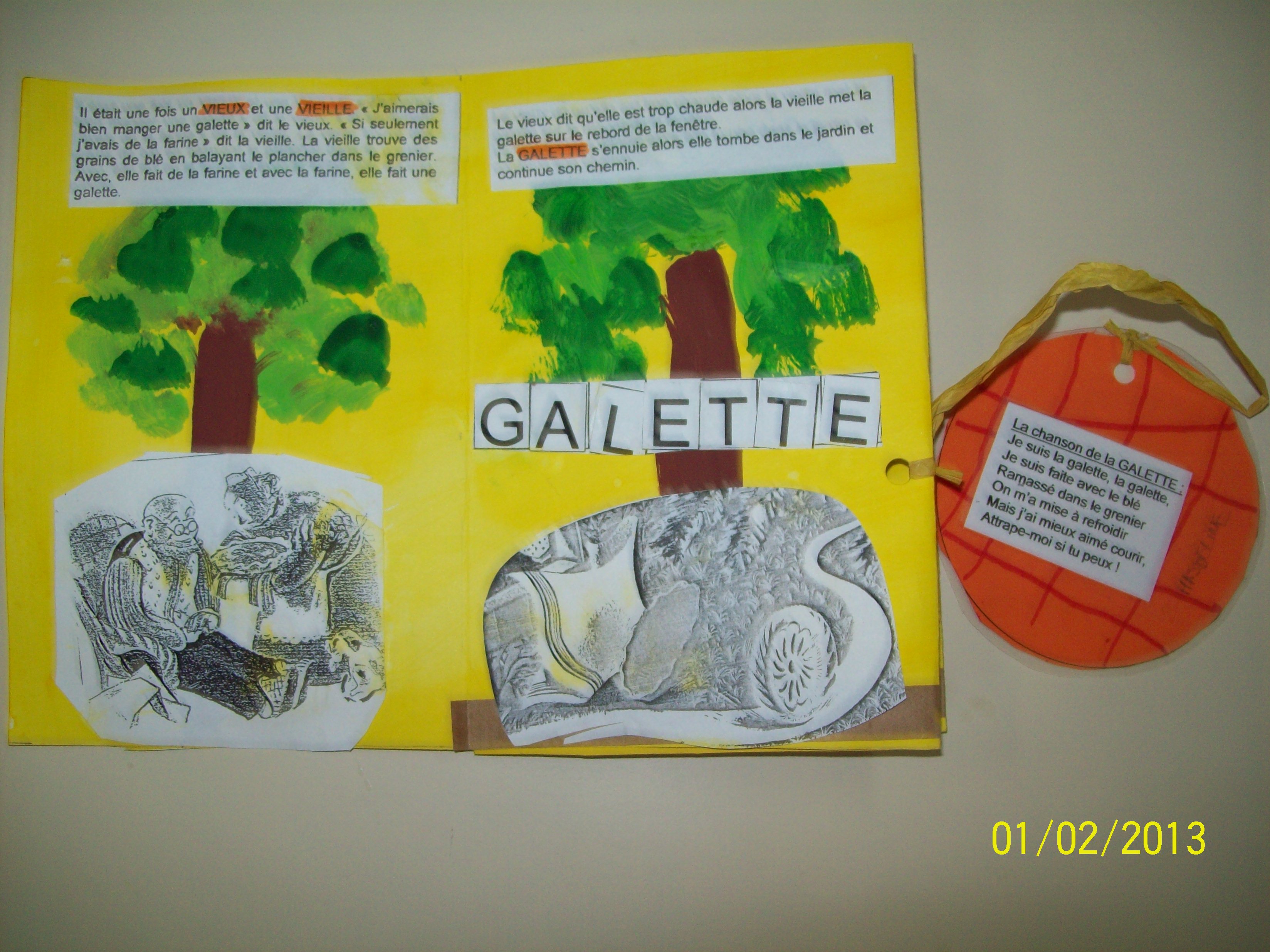 Mini-livre roule galette - Chez Nounou Corneille