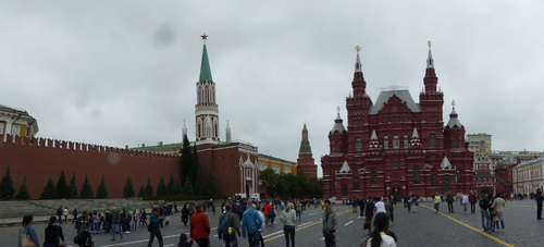Voyage Transsibérien 2017, le 09/07, 2ème jour, Moscou "la place rouge"
