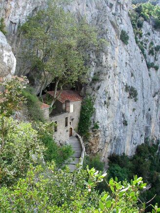 Ermitage de Galamus (66-Pyrénées-Orientales) - lieux sacrés