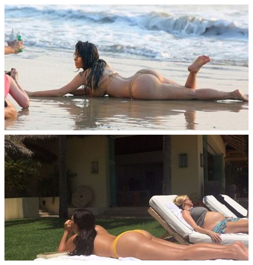 Kim Kardashian : photos de vacances sexy en Thaïlande 