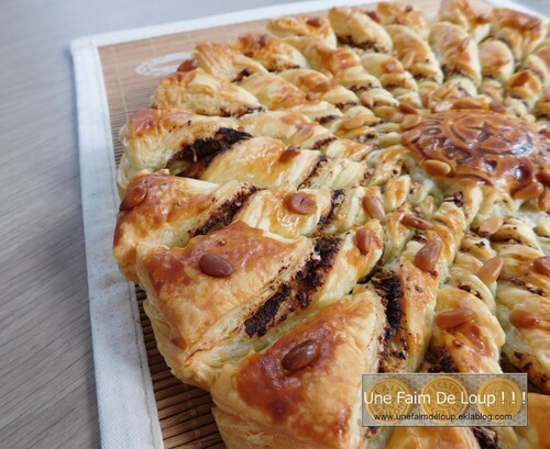 Tarte soleil au pesto et aux pignons 