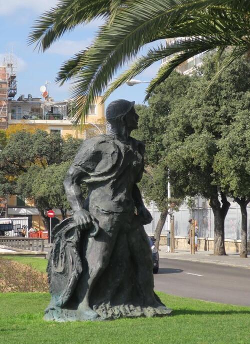 Trajet de la place d'Espagne au port de Palma de Majorque