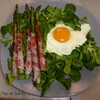 salade a base d'asperge au lard