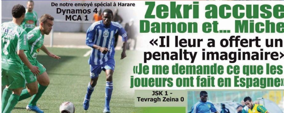20.3.2011 à Harraré Dynamos-MCA 4-1 l'Humiliation