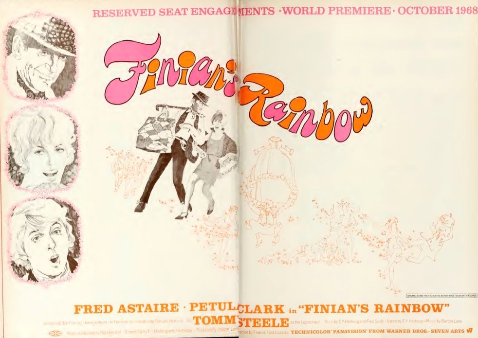 FINIAN'S RAINBOW BOX OFFICE USA 1968