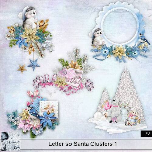  " Letter to Santa " un nouveau et merveilleux kit de notre amie Louise.