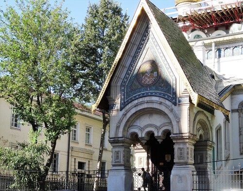 Autour de l'église russe à Sofia (Bulgarie)