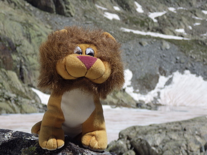 mascotte en montagne