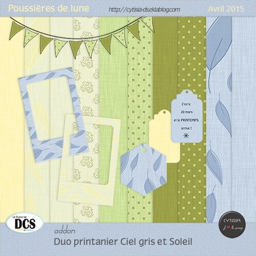 DCS et le KIT "Duo printannier: Ciel gris et Soleil