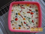 Clafoutis aux courgettes & tomates cerises