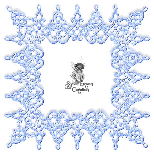 Cadres dentelles création neige 1
