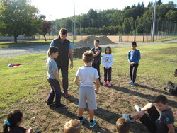 Première séance de rugby