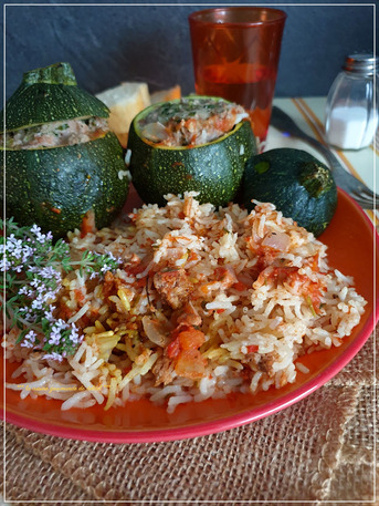 COURGETTES FARCIES AU COOKEO