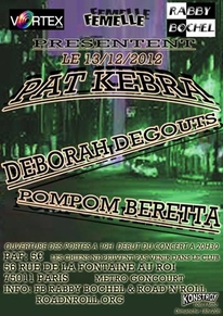 Concert Pat Kebra au Vortex
