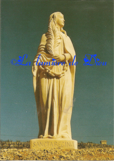 Sainte Reine. Martyre à Alésia, en Côte d'Or († 252)