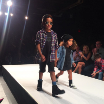 NEW-YORK-Johan-Jackson-and-Jet-Marie-2-attend-the-NikeLevis-Kids-Rock-fashion-show-during-Spring-201