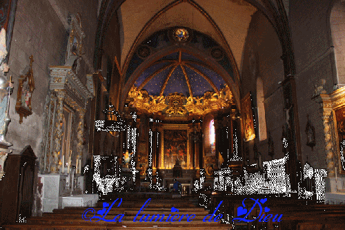 Entrevaux, la cathédale Notre-Dame de l'Assomption