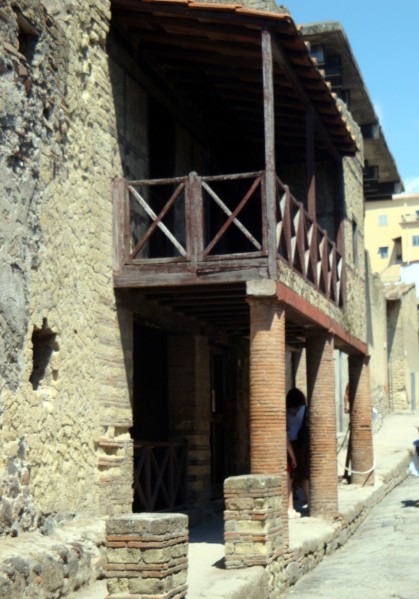 Herculanum, la Maison à Claie