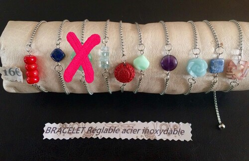 Bracelet acier inoxydable