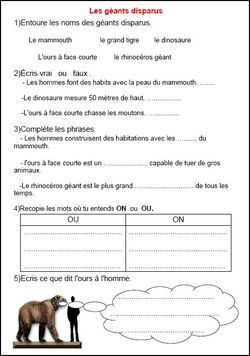 lecture de textes et questionnaire