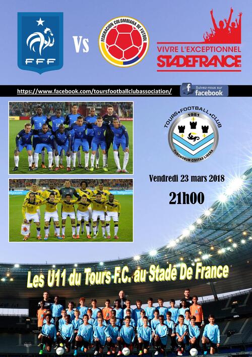 Affiche Stade De France U11
