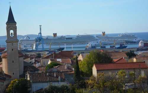 Visite du Costa Diadema de Costa Croisières au port de MARSEILLE