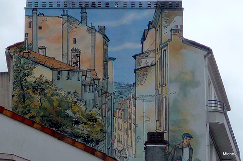 Les murs d'Angoulême ...