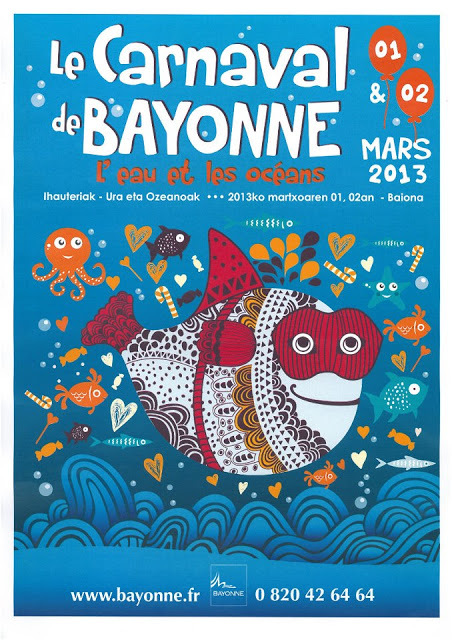 CARNAVAL de Bayonne 2013  "L'EAU ET LES OCEANS " pays basque