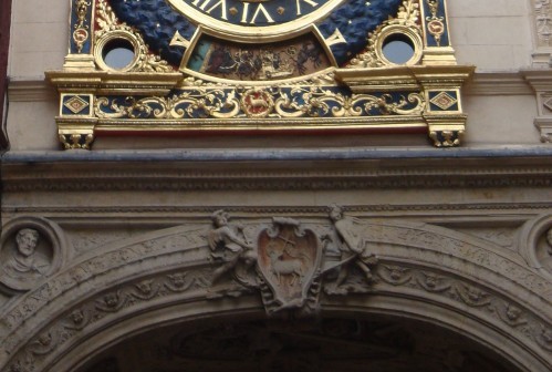 Blason de Rouen sous le Gros Horloge
